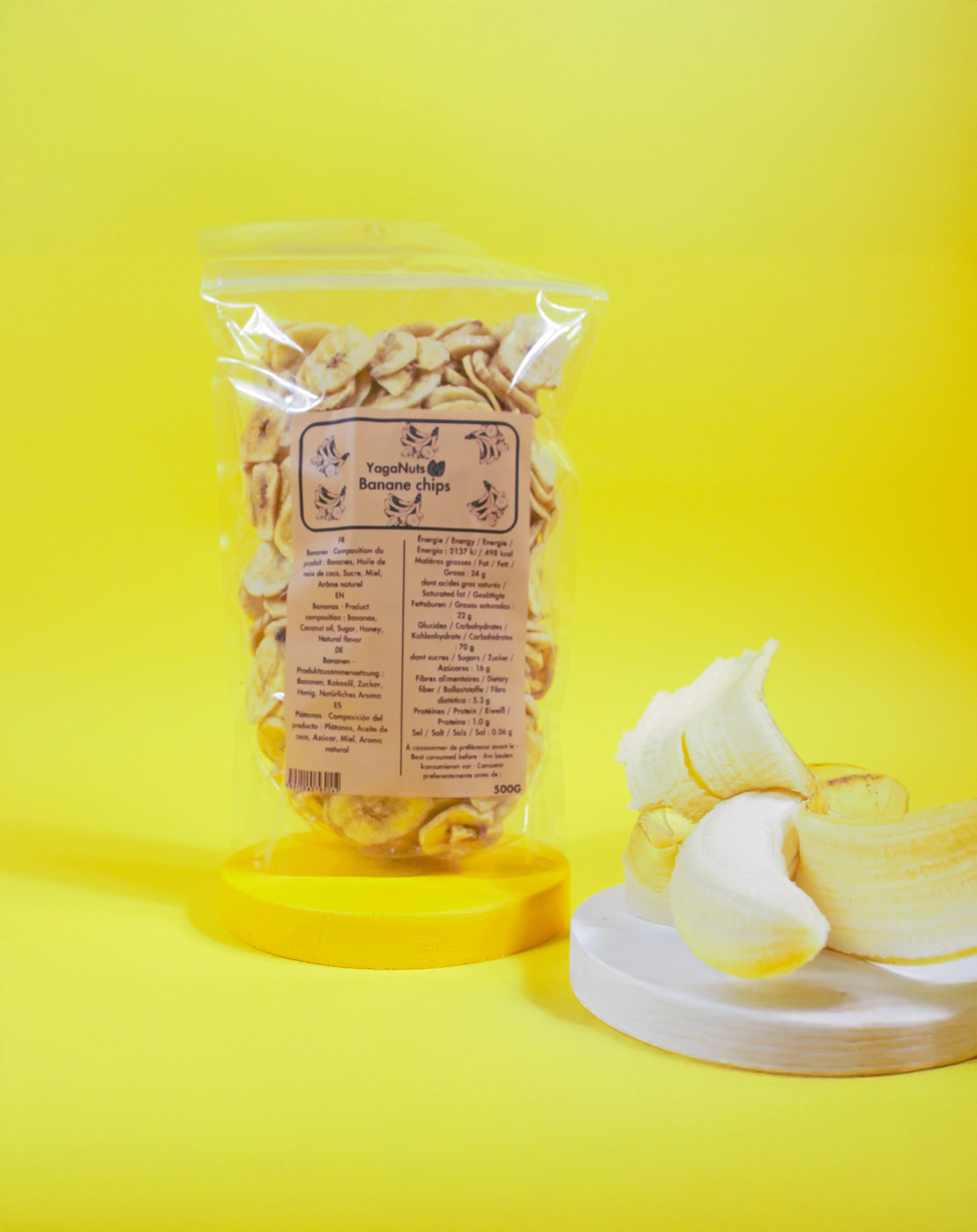 Bananes chips YagaNuts