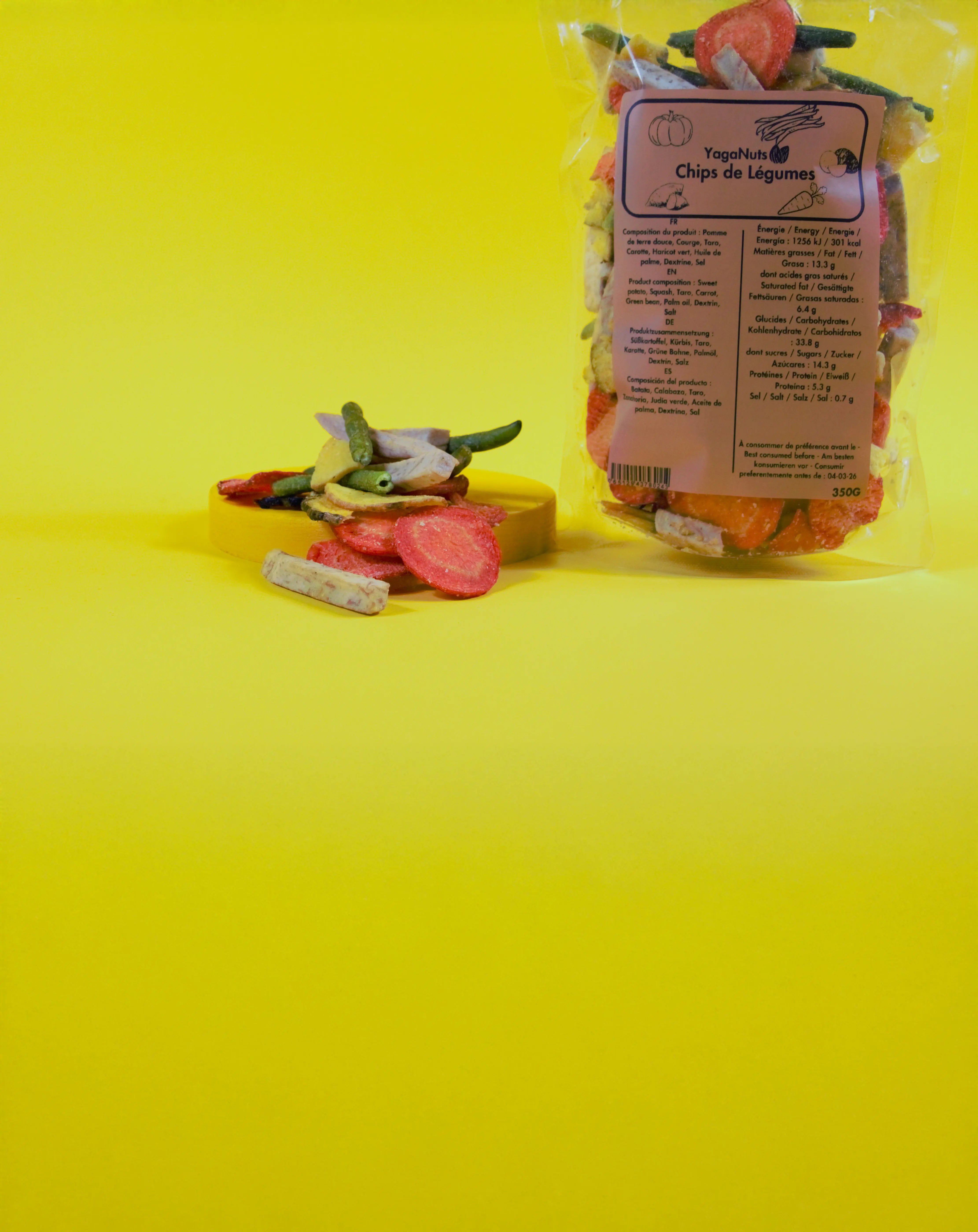 Chips de légumes YagaNuts
