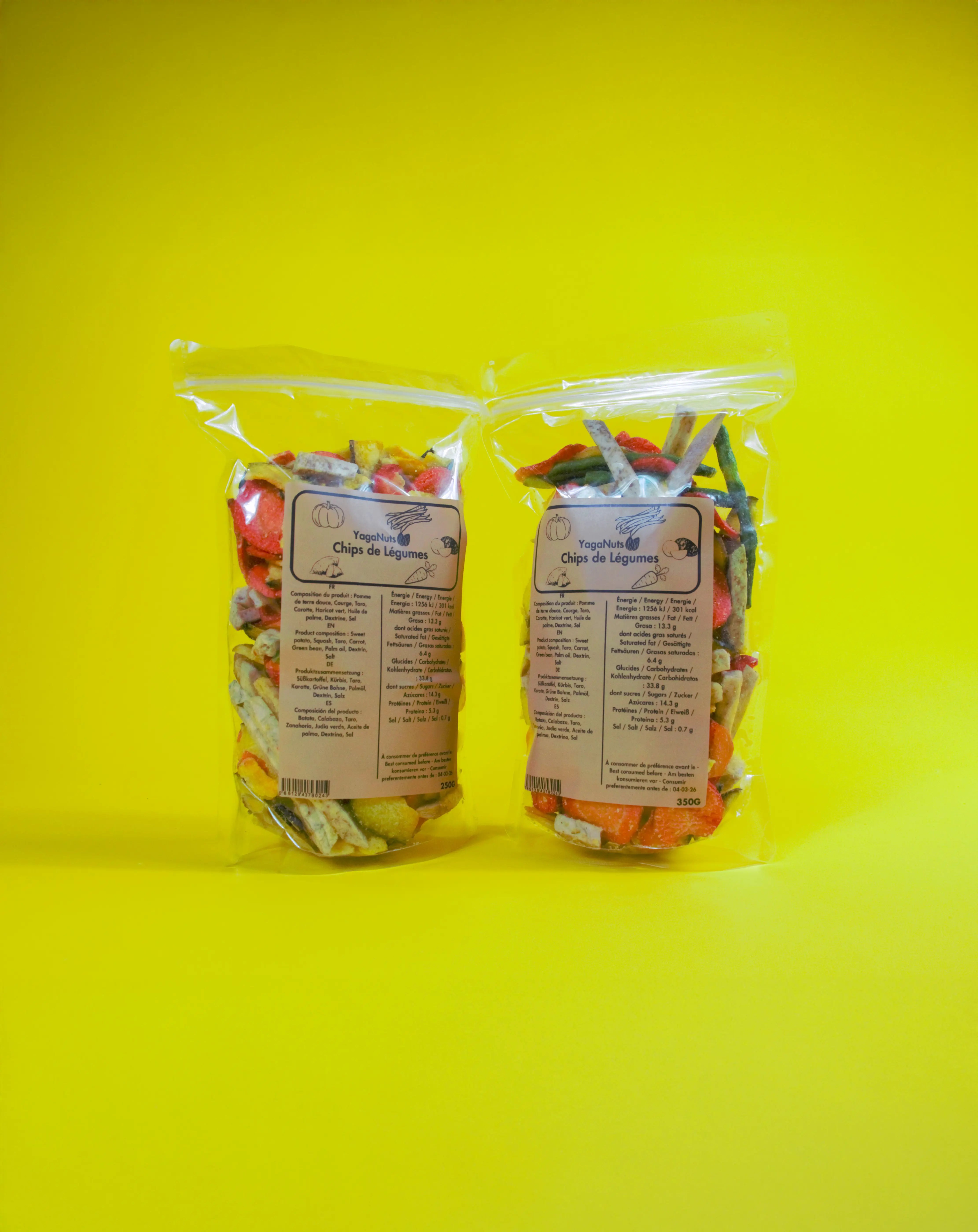Chips de légumes YagaNuts