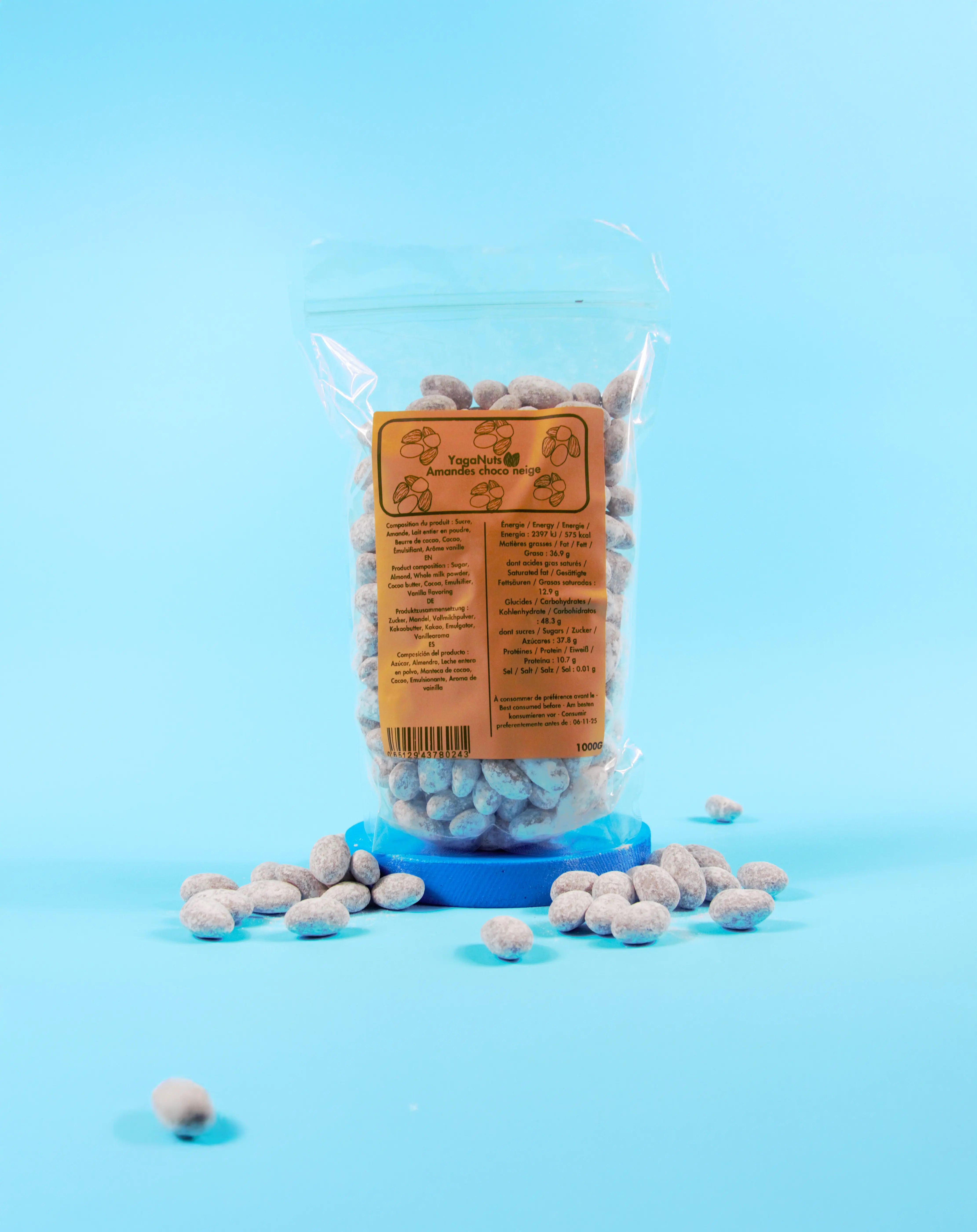Amandes choco-neige YagaNuts