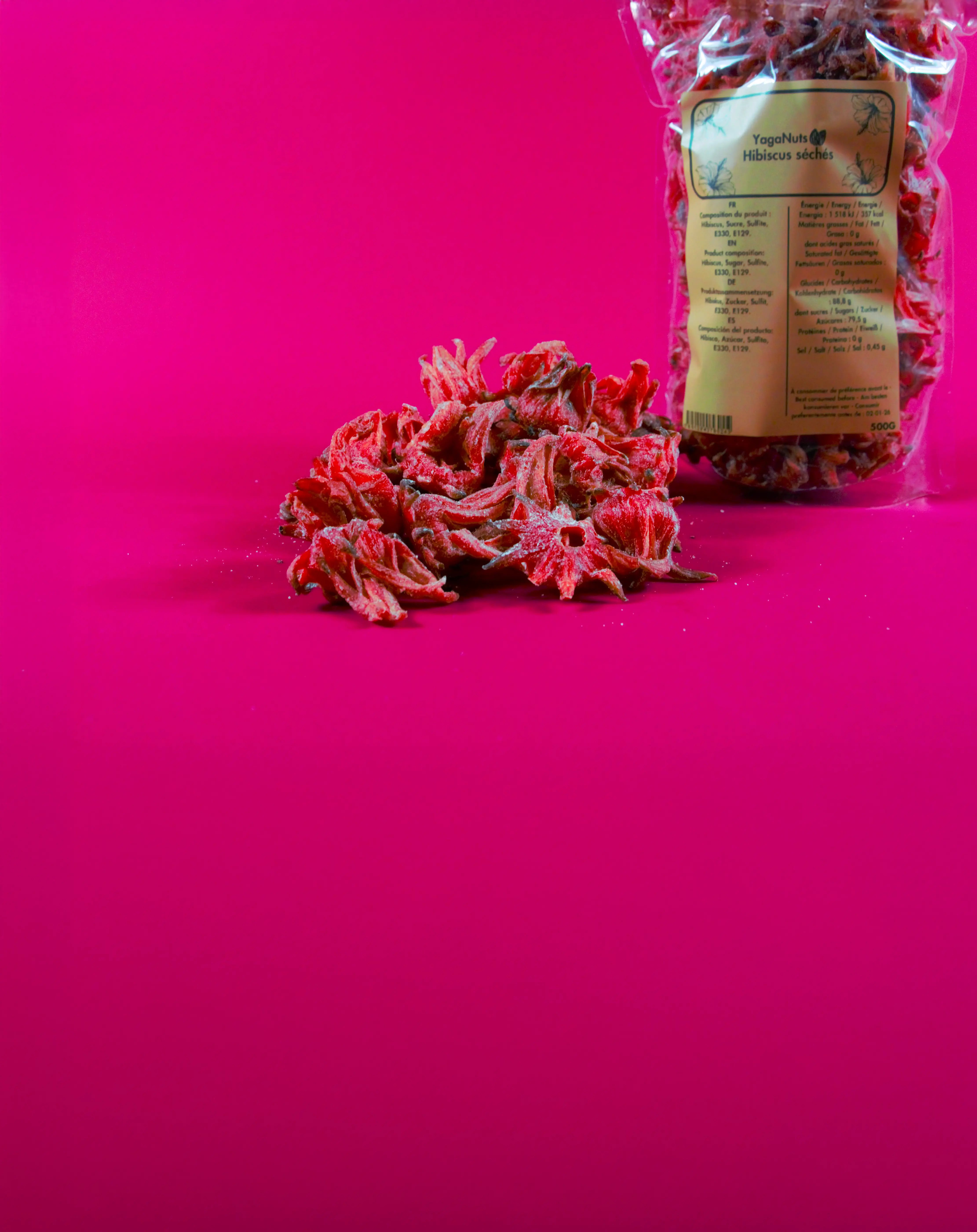 Hibiscus séché YagaNuts