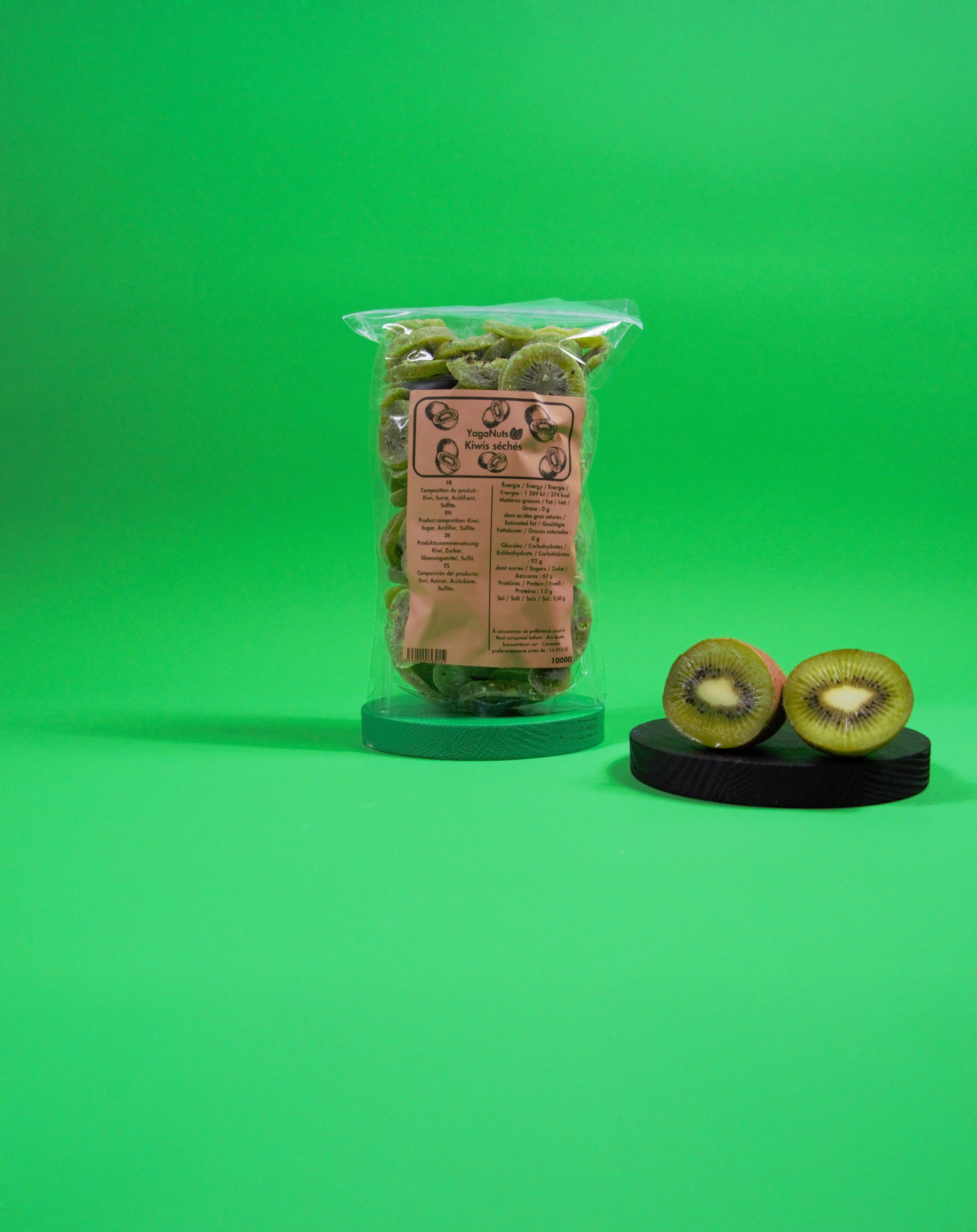 Kiwis séchés YagaNuts