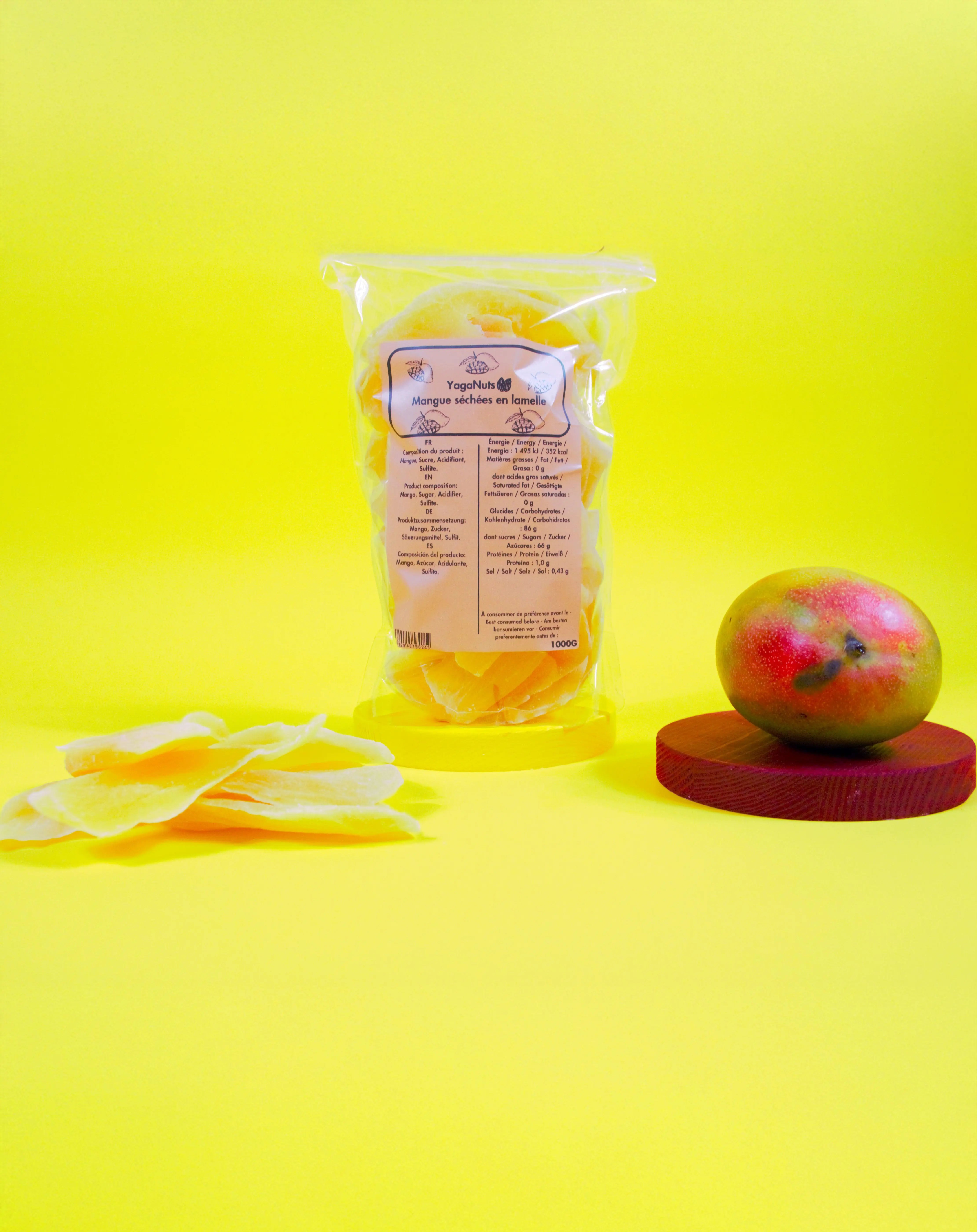 Mangue séchée en lamelles YagaNuts
