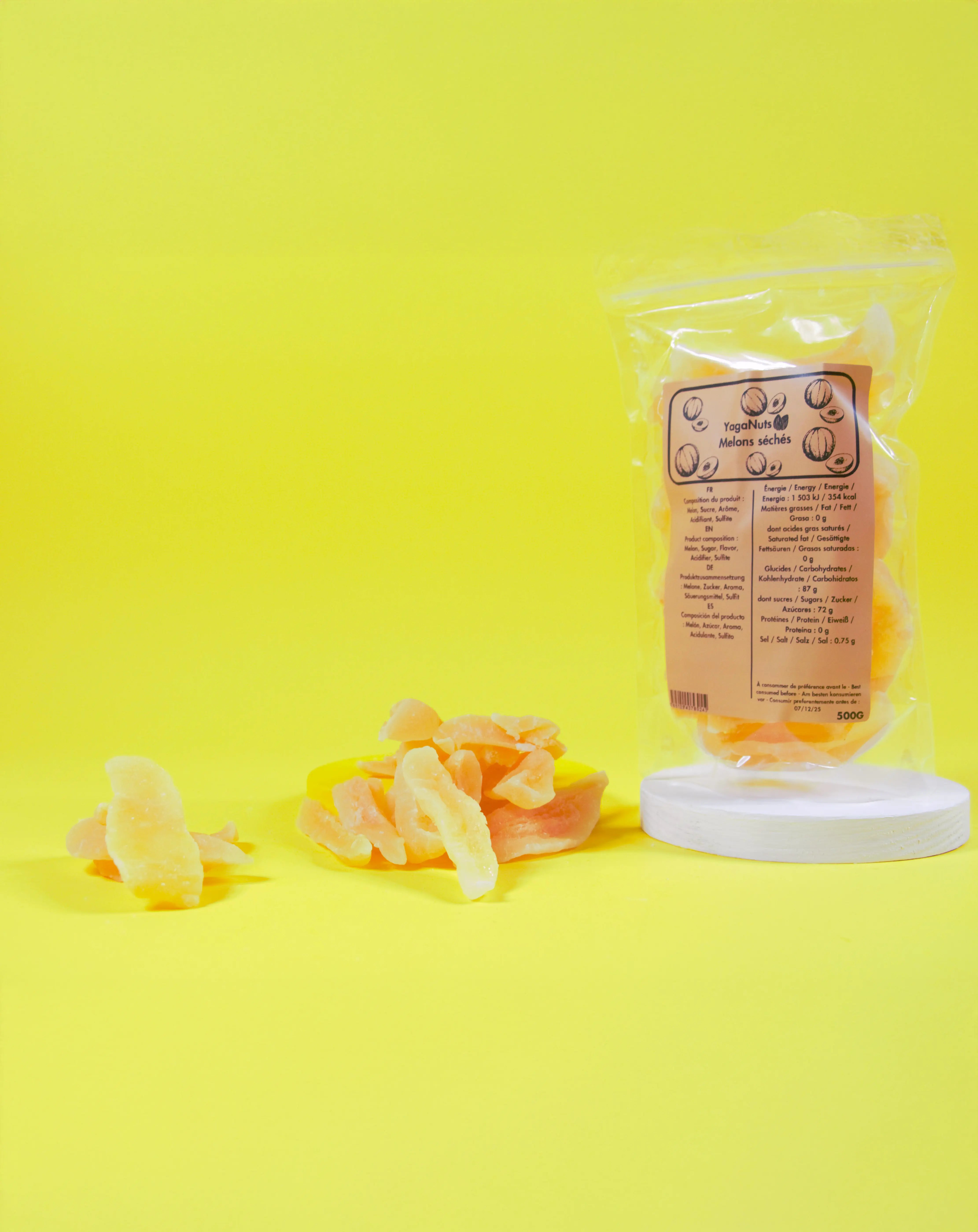 Melons séchés YagaNuts