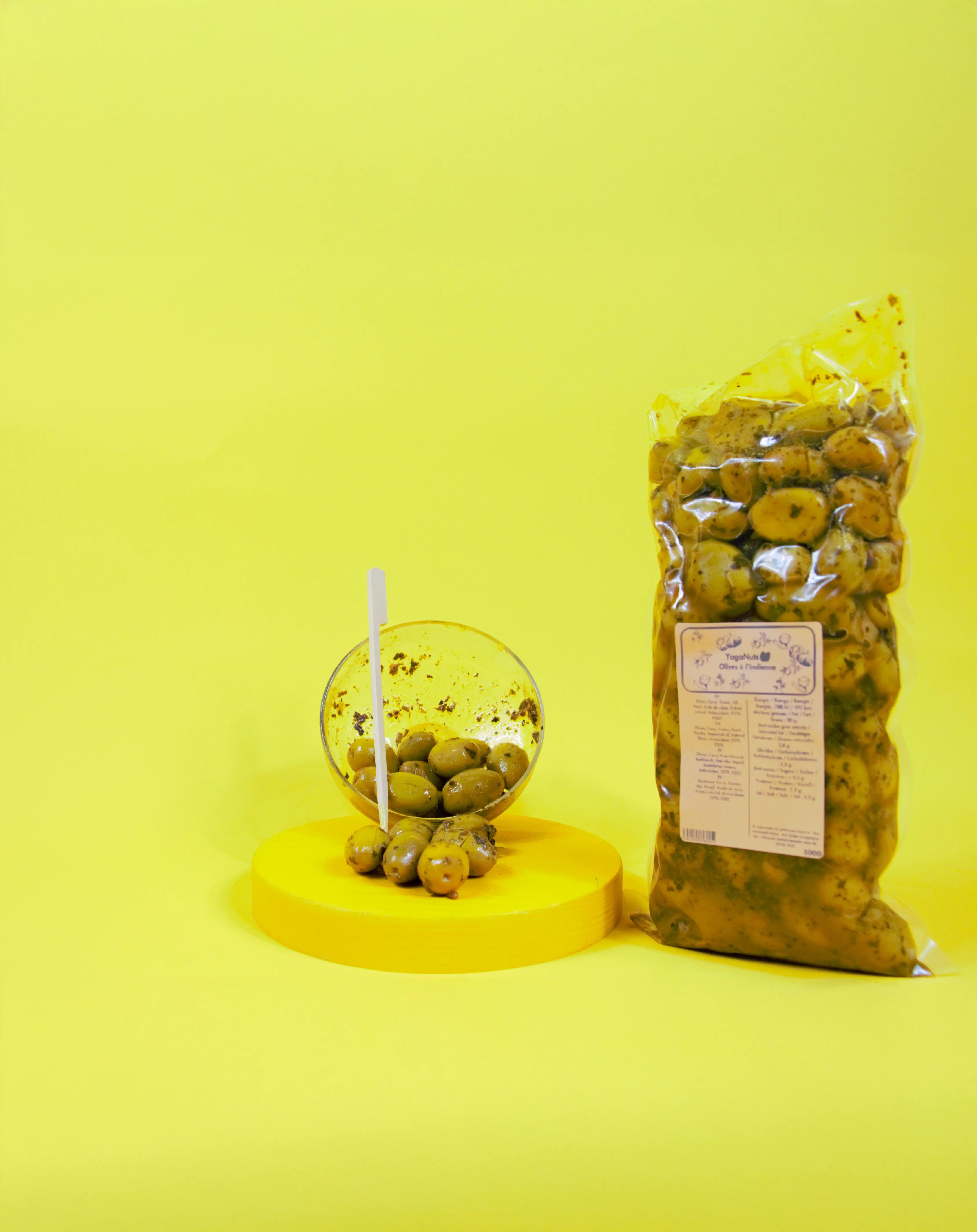 Olives à l'indienne YagaNuts