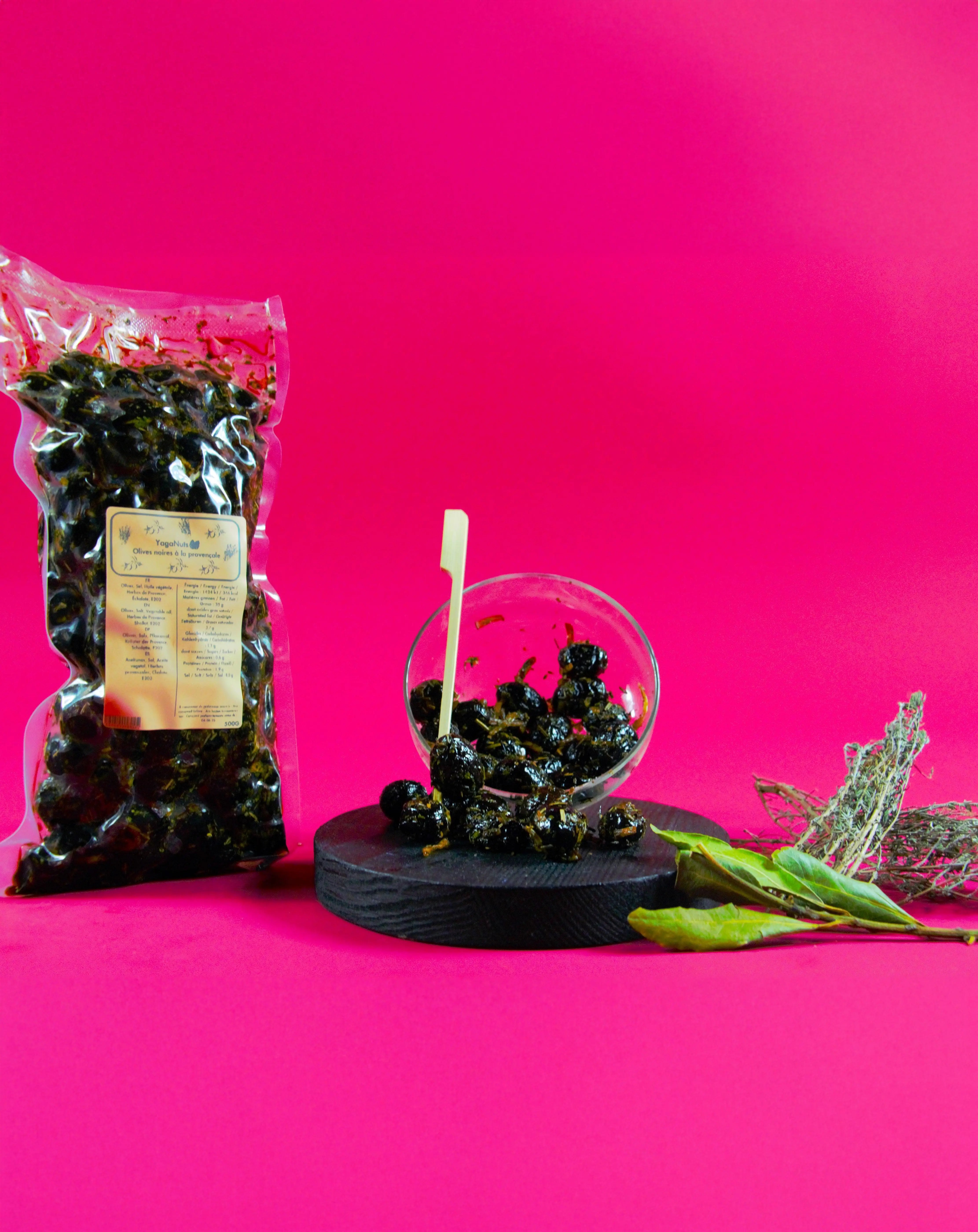 Olives noires à la provençale YagaNuts
