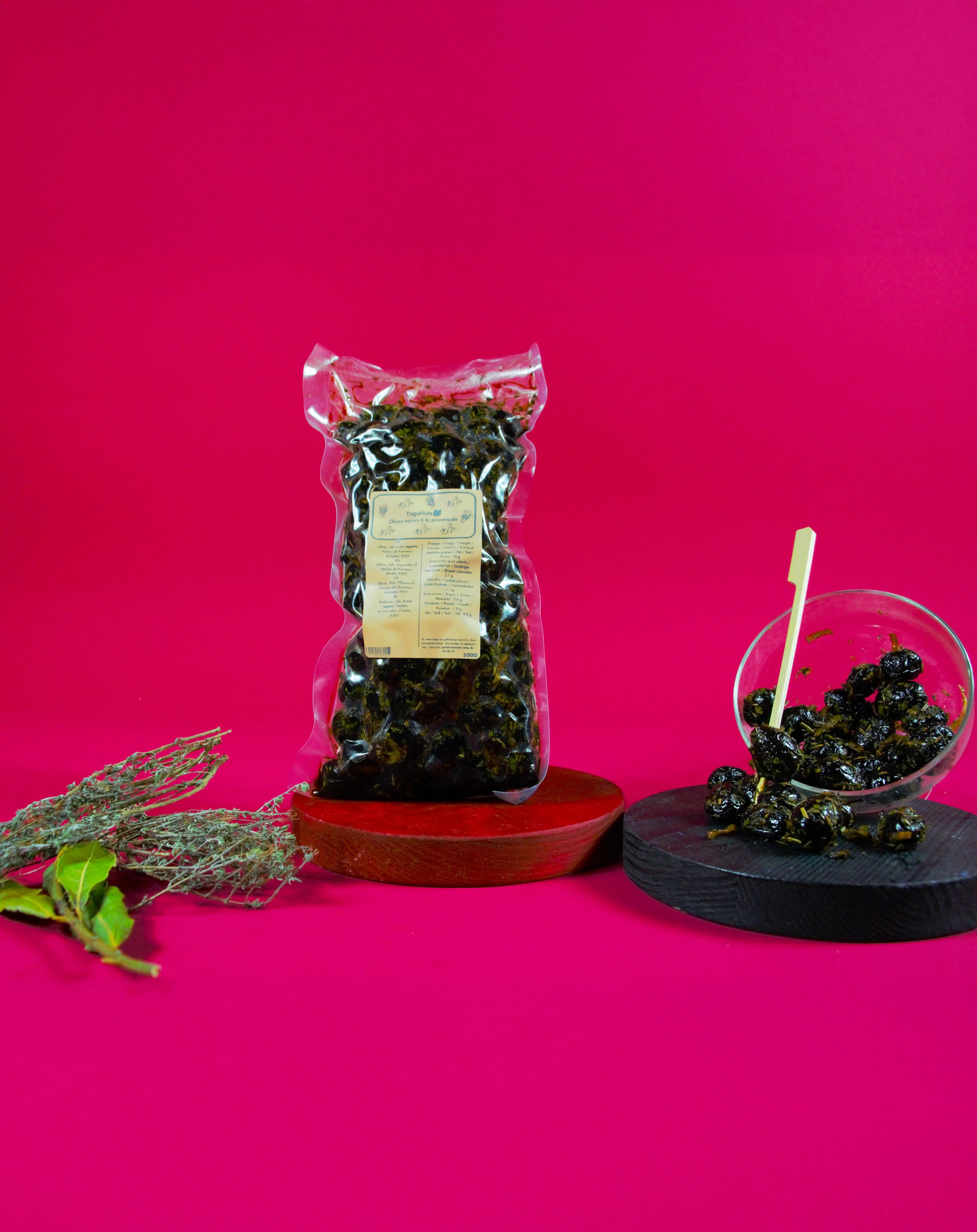 Olives noires à la provençale YagaNuts