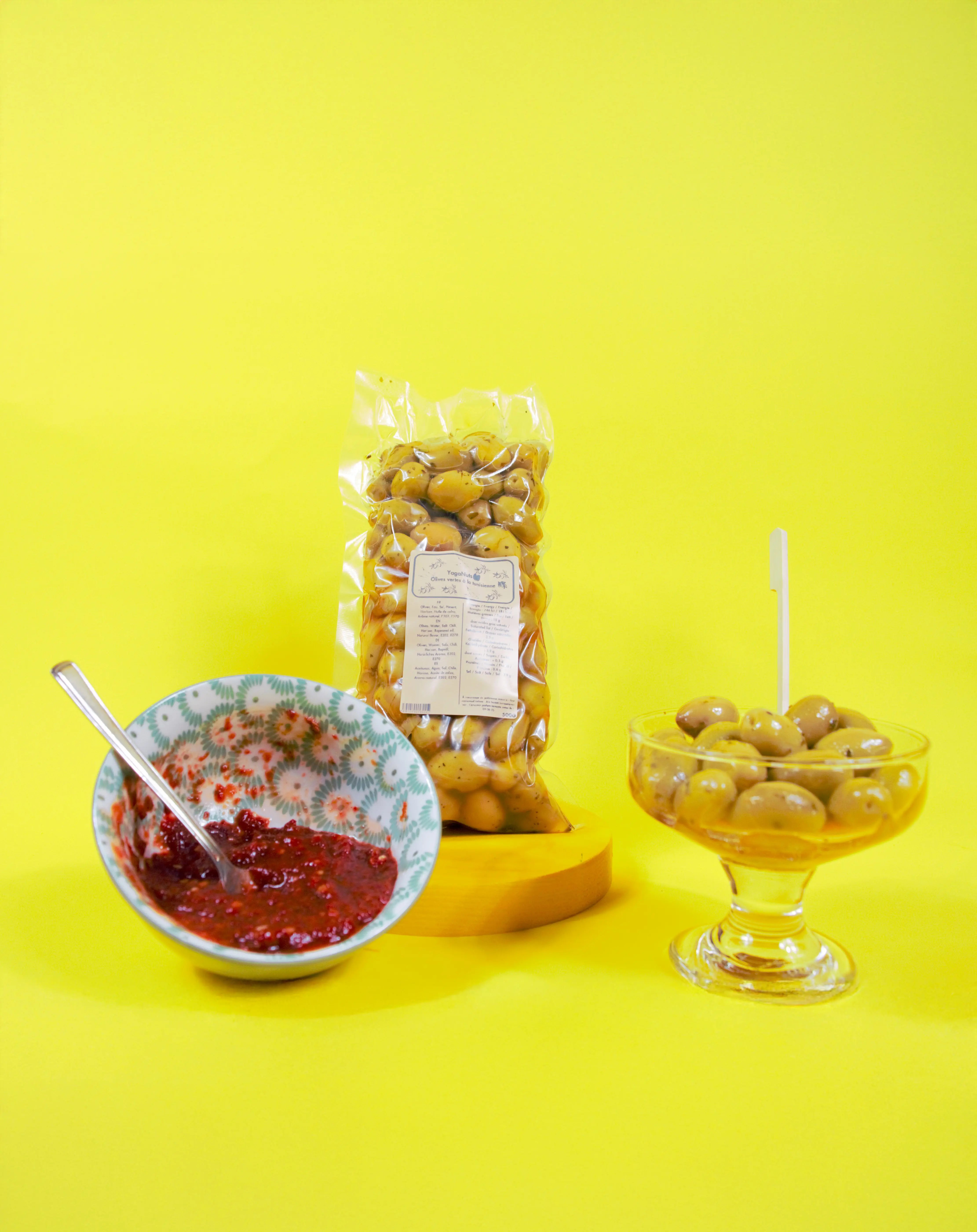 Olives vertes à la tunisienne YagaNuts