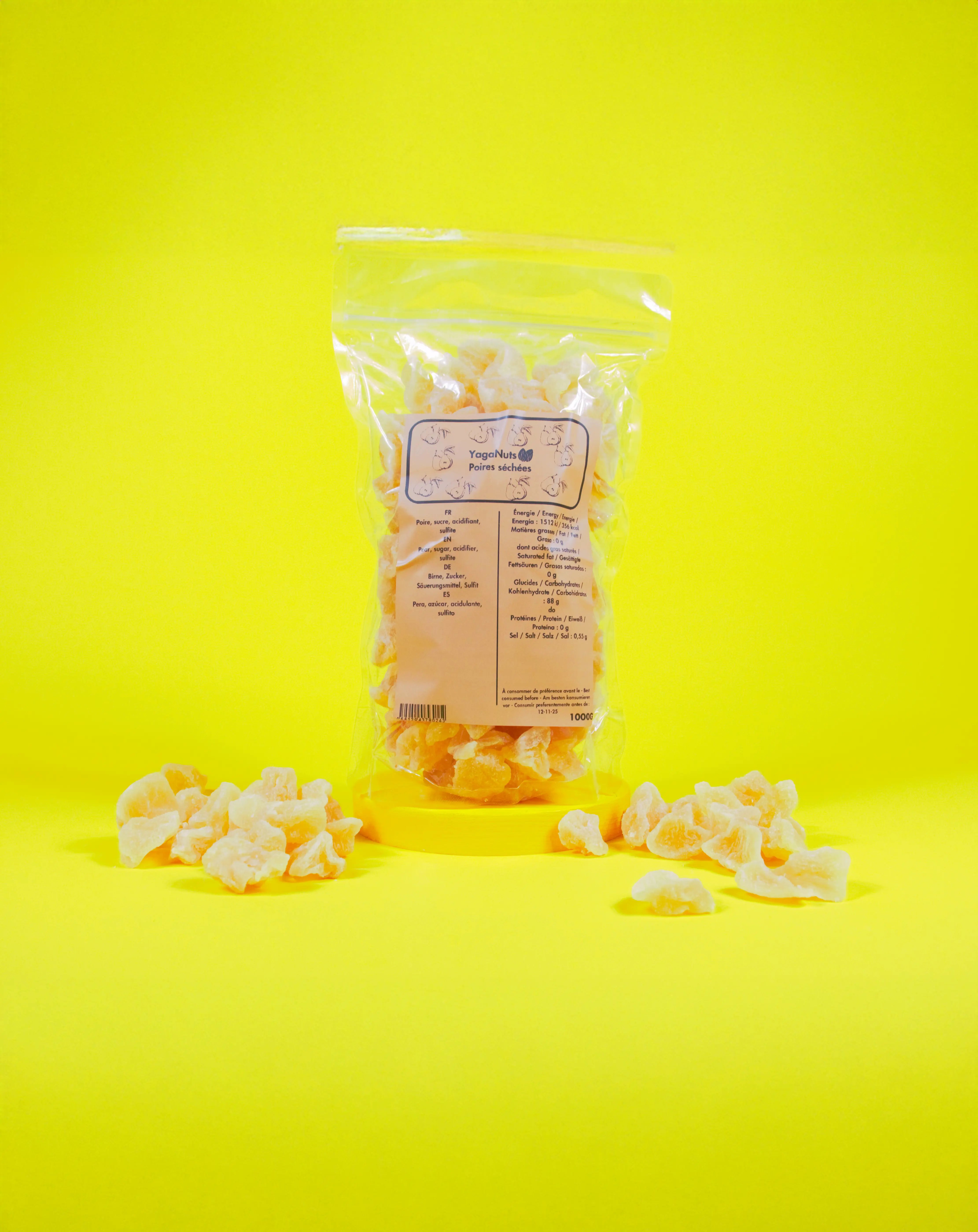 Poires séchées YagaNuts