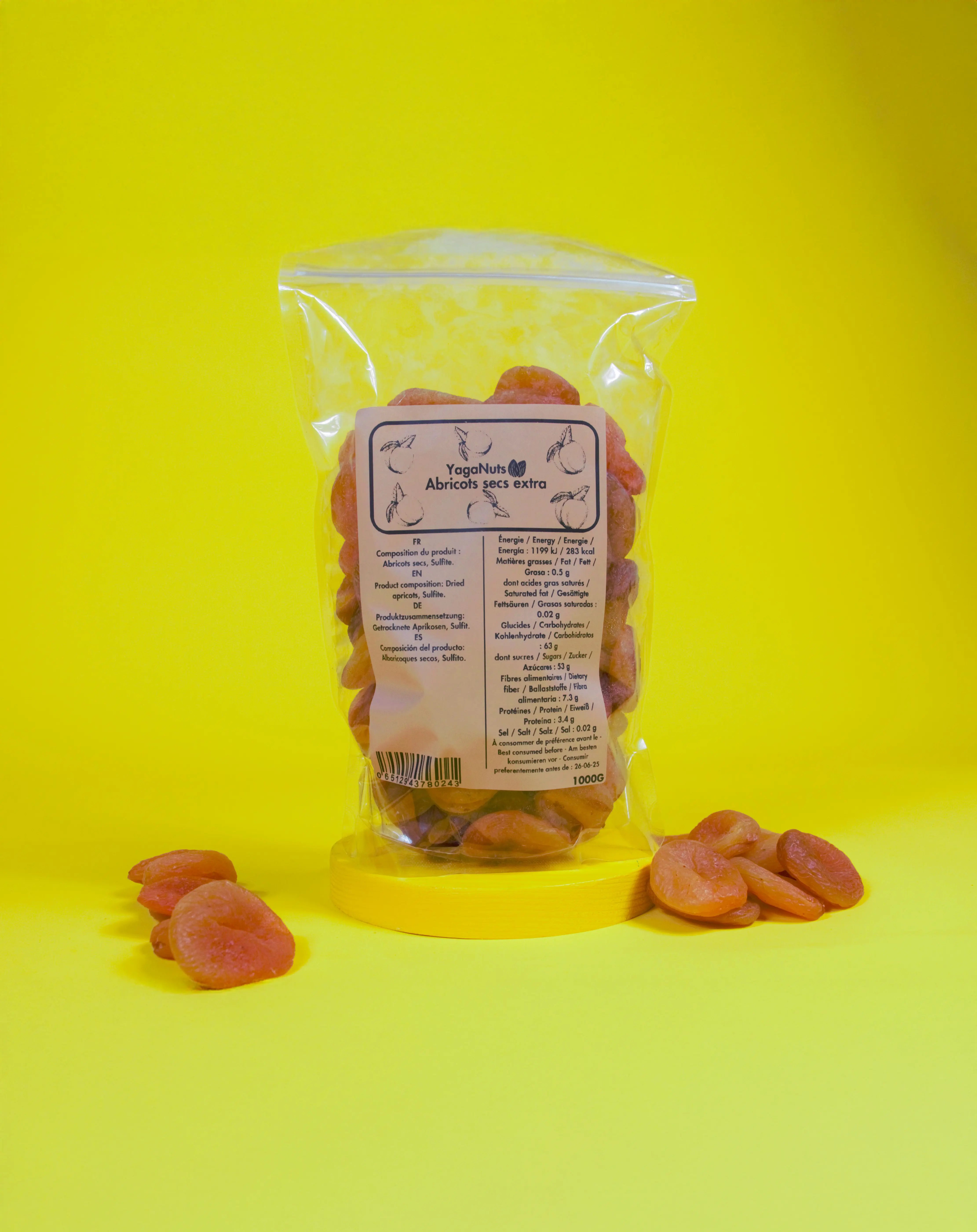 Abricots secs extra YagaNuts