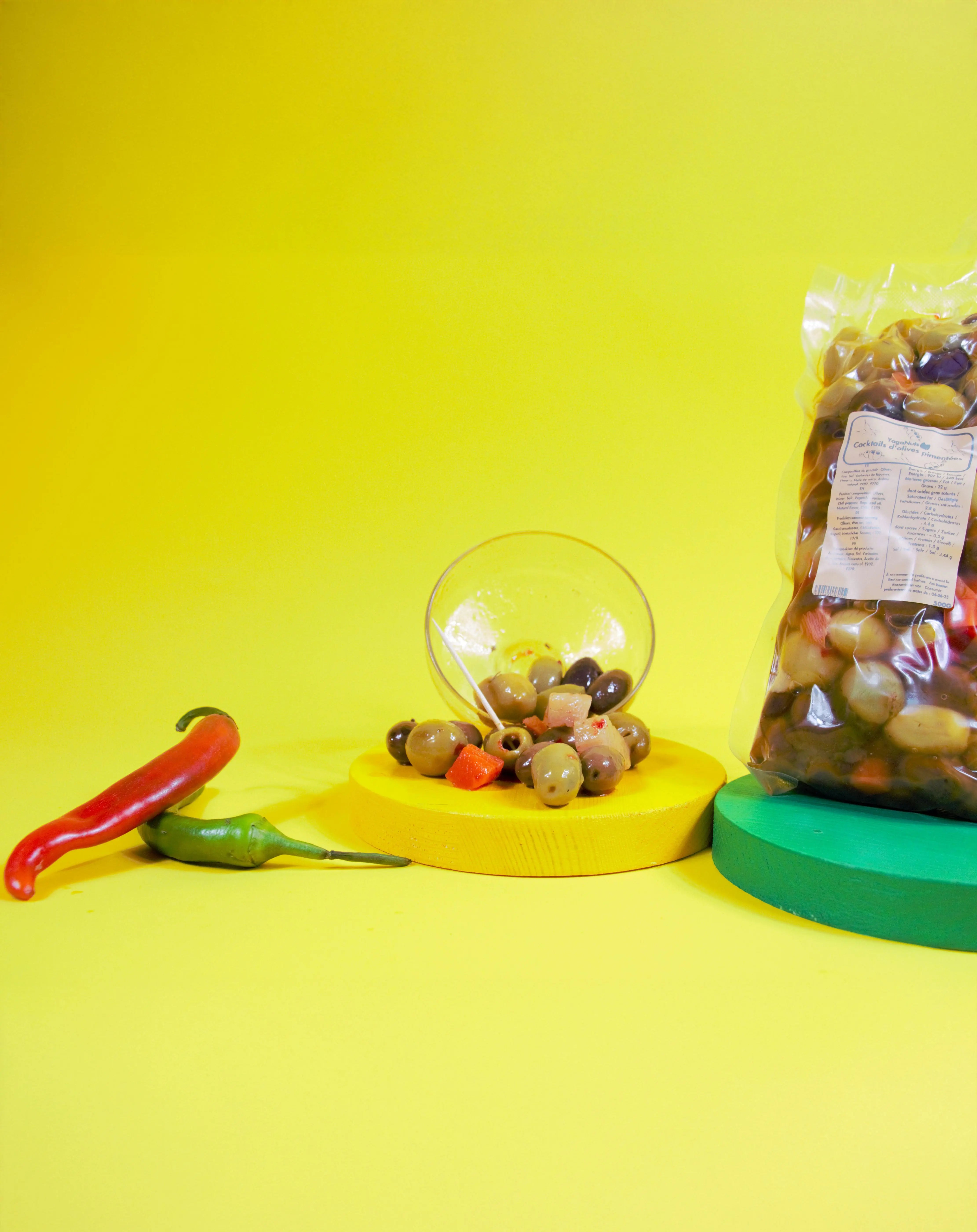 Cocktail d'olives pimentées YagaNuts